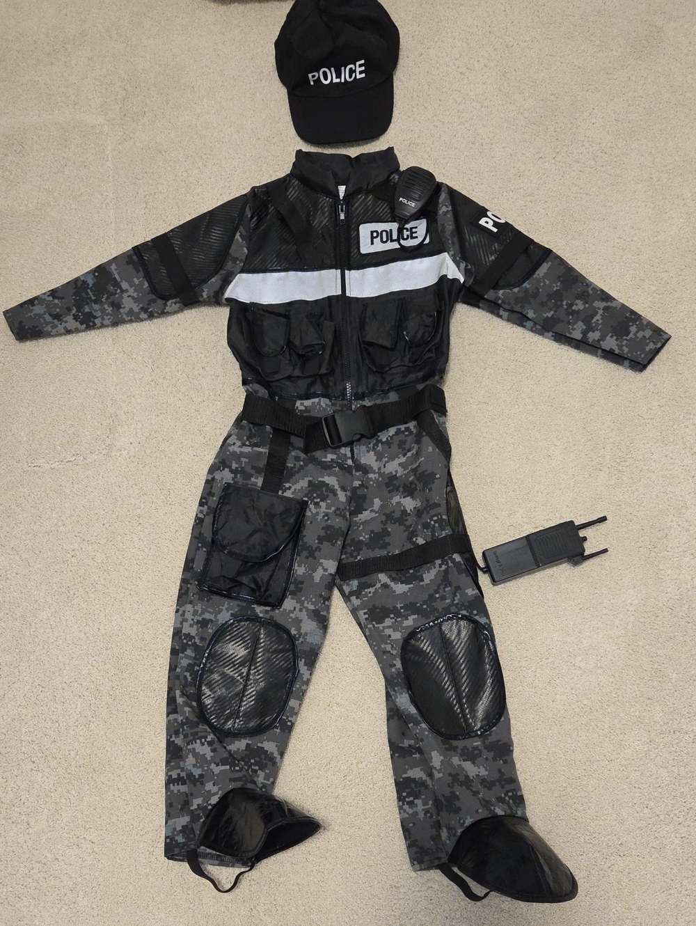 Kids 5-6 Year Old Police Halloween Costume